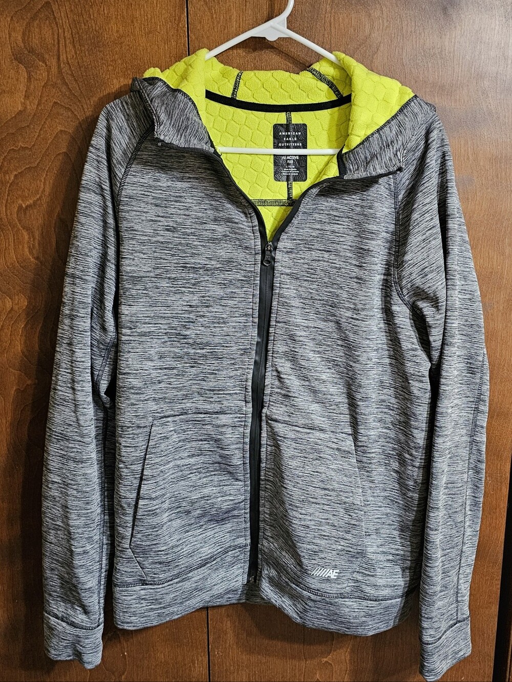 American Eagle Zip Up Hoodie Sz L